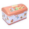 Japan Crayon Shin-chan Can Piggy Bank with Lock Case - Shinnosuke Nohara : Orange - 2