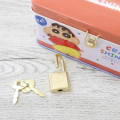 Japan Crayon Shin-chan Can Piggy Bank with Lock Case - Shinnosuke Nohara : Orange - 4