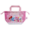 Japan Catch Teenieping Drawstring Pouch & Lunch Bag - Charcaters Pink - 1