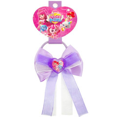 Japan Catch Teenieping Kids Hair Tie - Ribbon Charcaters Purple