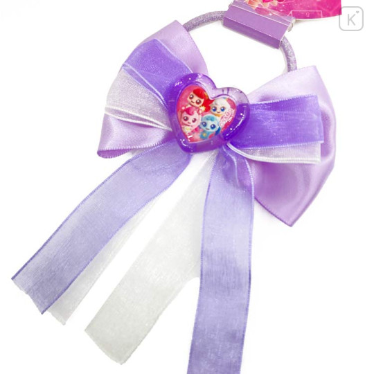 Japan Catch Teenieping Kids Hair Tie - Ribbon Charcaters Purple - 2