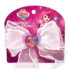 Japan Catch Teenieping Ribbon Barrette - Charcaters White