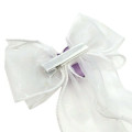 Japan Catch Teenieping Ribbon Barrette - Charcaters White - 3