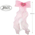Japan Catch Teenieping Ribbon Barrette - Heartsping Pink - 2