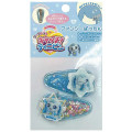 Japan Catch Teenieping Sequins Hair Clip Set - Okeydokeyping Glitter Star Blue - 1