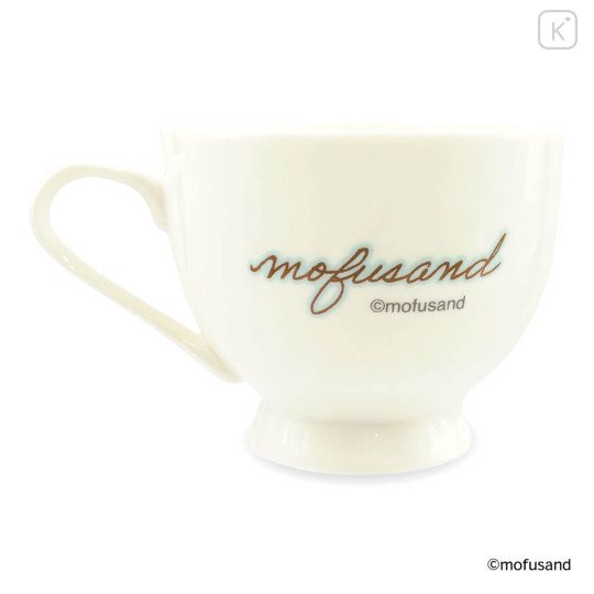 Japan Mofusand Teacup & Saucer Set - Fairytale Cat Tea Party Blue - 6