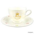 Japan Mofusand Teacup & Saucer Set - Fairytale Cat Tea Party Pink - 4