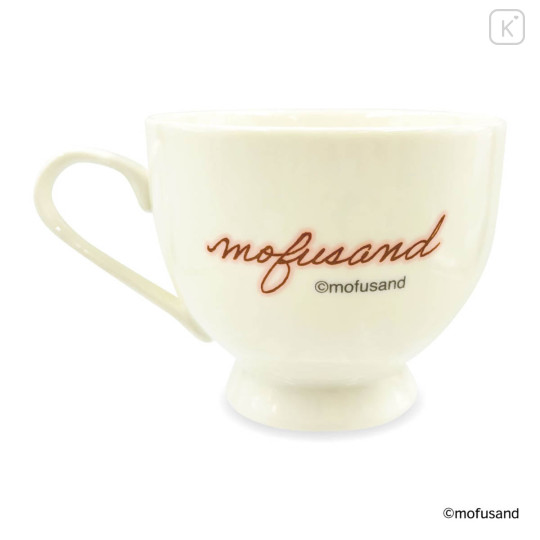 Japan Mofusand Teacup & Saucer Set - Fairytale Cat Tea Party Pink - 6