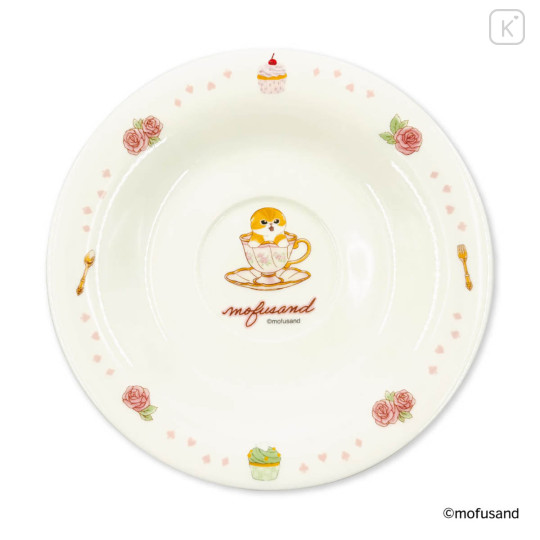Japan Mofusand Teacup & Saucer Set - Fairytale Cat Tea Party Pink - 7
