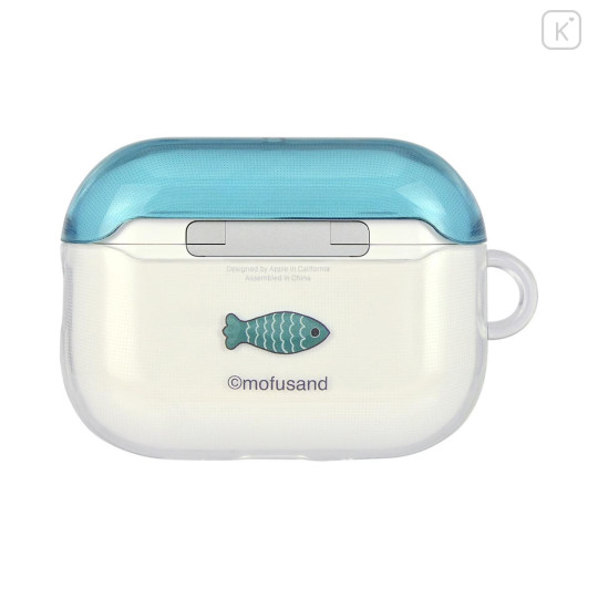 Japan Mofusand AirPods Pro 3 Soft Case - Shark Cat Seal Blue - 4
