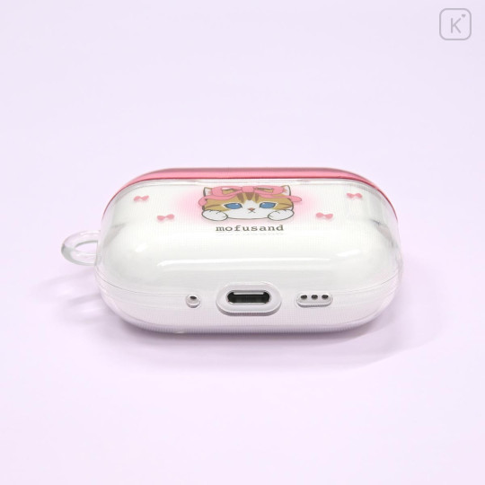 Japan Mofusand AirPods Pro 3 Soft Case - Ribbon Cat Pink - 2