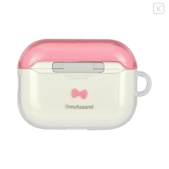 Japan Mofusand AirPods Pro 3 Soft Case - Ribbon Cat Pink - 4