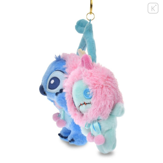 Japan Disney Store Plush Keychain - Scrump & Stitch : Glossy Fruits Cherry - 3
