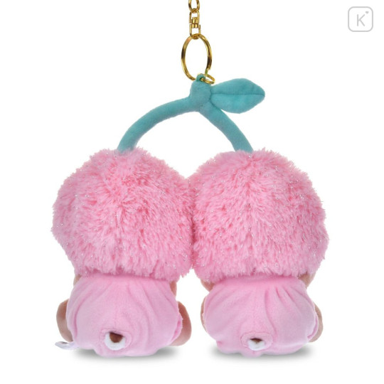 Japan Disney Store Plush Keychain - Chip & Dale : Glossy Fruits Cherry - 3