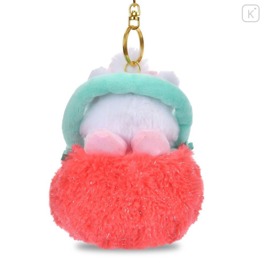Japan Disney Store Plush Keychain - Marie : Glossy Fruits Strawberry - 3