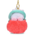 Japan Disney Store Plush Keychain - Marie : Glossy Fruits Strawberry - 3