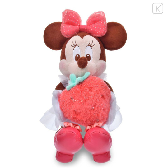 Japan Disney Store Plush Toy - Minnie : Glossy Fruits Strawberry - 1