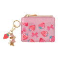 Japan Disney Store Pass Case Card Holder Pouch - Minnie : Glossy Fruits Strawberry - 1