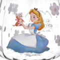 Japan Disney Store Glass Mug - Alice in Wonderland : Sakura - 4