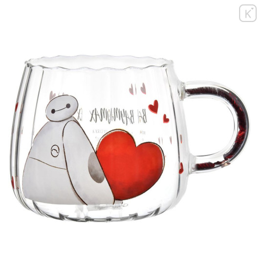 Japan Disney Store Glass Mug - Baymax : Heart - 1