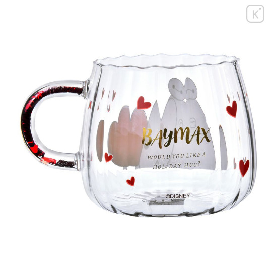 Japan Disney Store Glass Mug - Baymax : Heart - 3