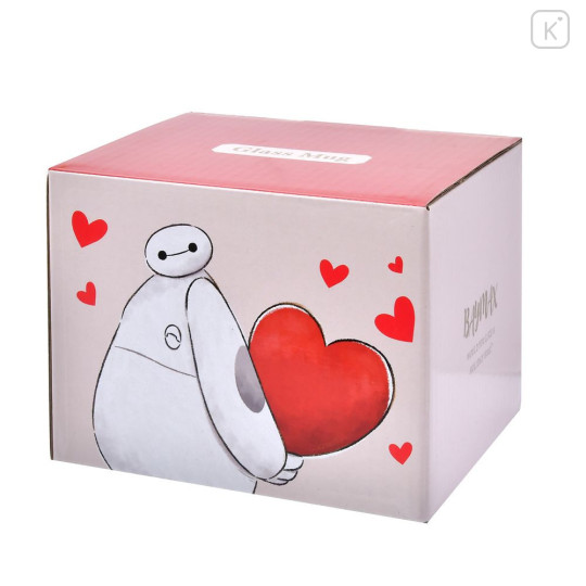 Japan Disney Store Glass Mug - Baymax : Heart - 7