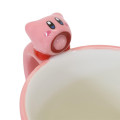 Japan Kirby 3D Porcelain Mug with Nokkari Figure - Kirby : Pokepeace Inhale Pink - 3