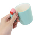 Japan Kirby 3D Porcelain Mug with Nokkari Figure - Kirby : Happy Mint - 2