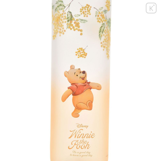 Japan Disney Store Water Bottle - Pooh : Frost Flower Drinkware - 3