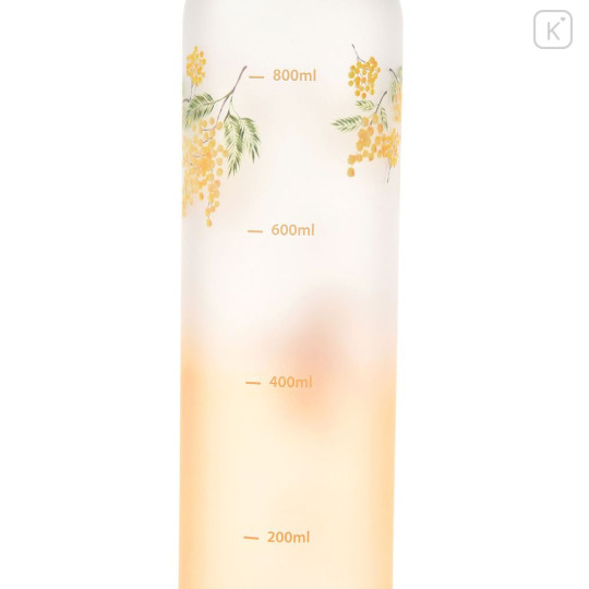 Japan Disney Store Water Bottle - Pooh : Frost Flower Drinkware - 4