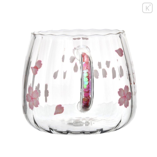 Japan Disney Store Glass Mug - Marie : Sakura Cherry Blossom - 2