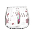 Japan Disney Store Glass Mug - Marie : Sakura Cherry Blossom - 2