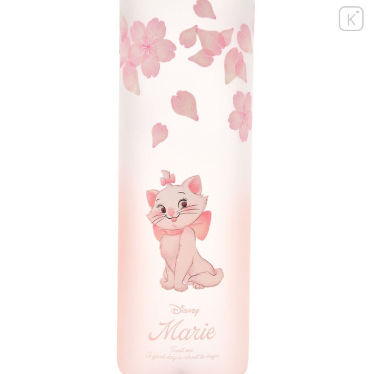 Japan Disney Store Water Bottle - Marie : Frost Flower Drinkware Sakura Cherry Blossom - 3