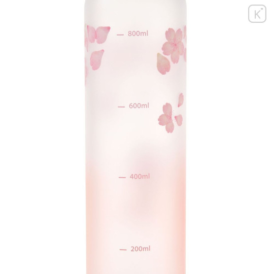 Japan Disney Store Water Bottle - Marie : Frost Flower Drinkware Sakura Cherry Blossom - 4