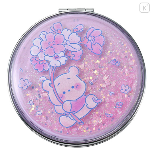 Japan Disney Store 2-sided Compact Mirror - Pooh : Sakura Collection 2026 Glitter - 6
