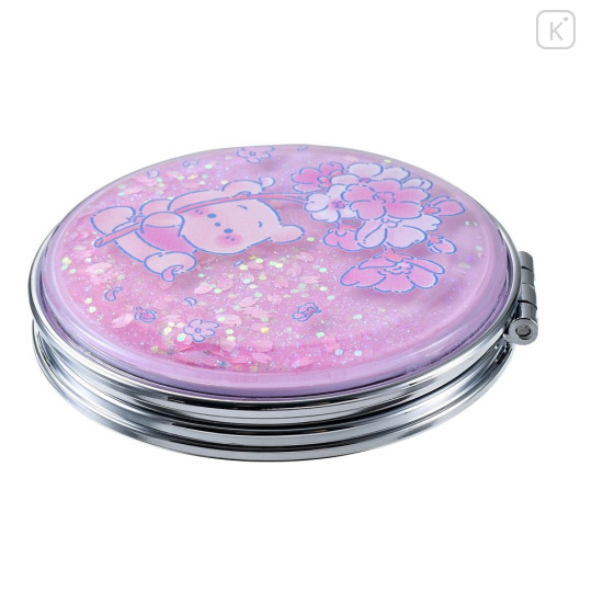 Japan Disney Store 2-sided Compact Mirror - Pooh : Sakura Collection 2026 Glitter - 8