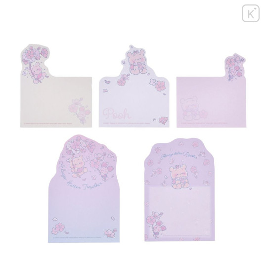 Japan Disney Store Memo Pad & Pen Stand - Piglet & Pooh : Sakura Collection 2026 - 5