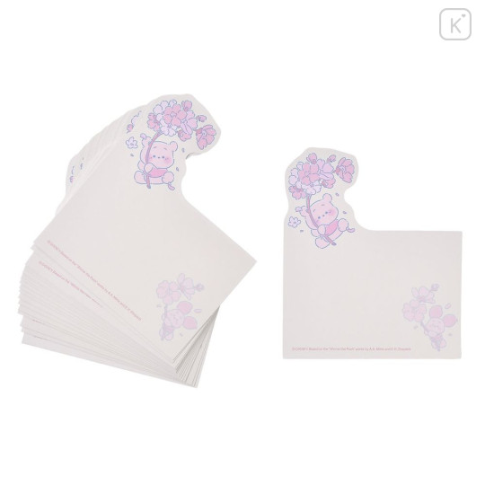 Japan Disney Store Memo Pad & Pen Stand - Piglet & Pooh : Sakura Collection 2026 - 8