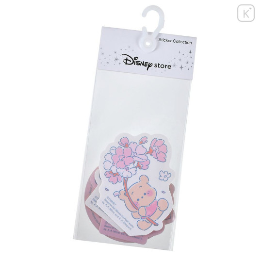 Japan Disney Store Die-cut Sticker Collection - Piglet & Pooh : Sakura Collection 2026 - 1