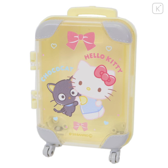 Japan Sanrio Mini Desktop Organizer - Chococat & Hello Kitty : Hug - 1