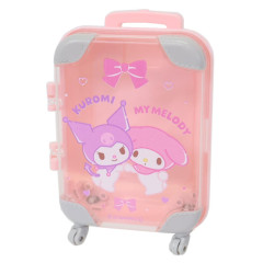 Japan Sanrio Mini Desktop Organizer - Kuromi & My Melody : Hug