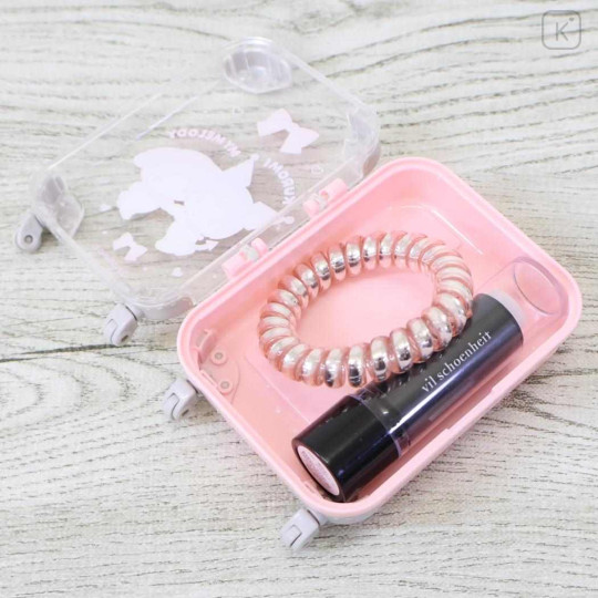 Japan Sanrio Mini Desktop Organizer - Kuromi & My Melody : Hug - 3