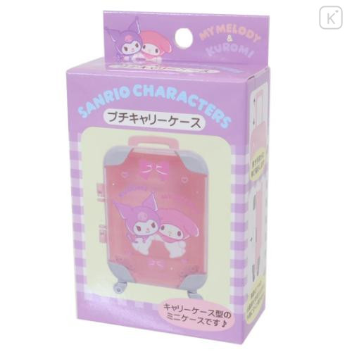 Japan Sanrio Mini Desktop Organizer - Kuromi & My Melody : Hug - 4