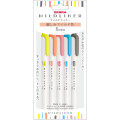 Japan Zebra Mildliner Double-sided Highlighter Set - 5 Friendly Colors - 1
