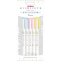 Japan Zebra Mildliner Double-sided Highlighter Set - 5 Gentle Mild Colors - 1