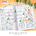 Japan Zebra Mildliner Double-sided Highlighter Set - 5 Calm Mild Colors - 4