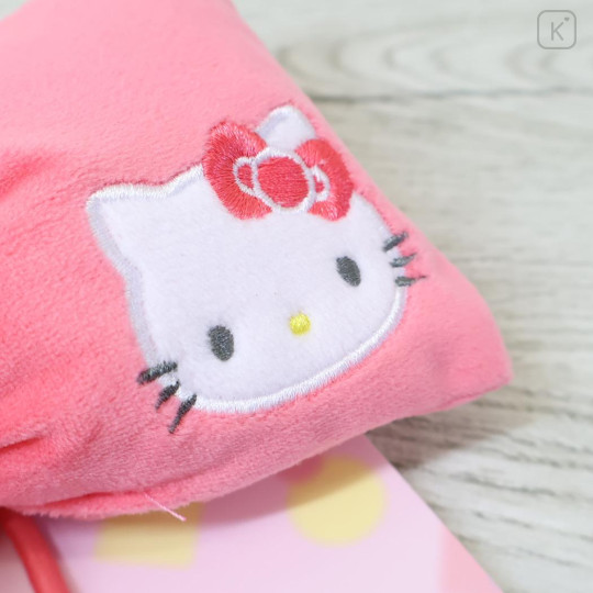 Japan Sanrio Mascot Hair Tie - Hello Kitty : Big Ribbon Pink - 2