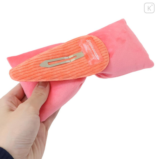 Japan Sanrio Big Mascot Hair Clip - Hello Kitty : Big Ribbon Pink - 2