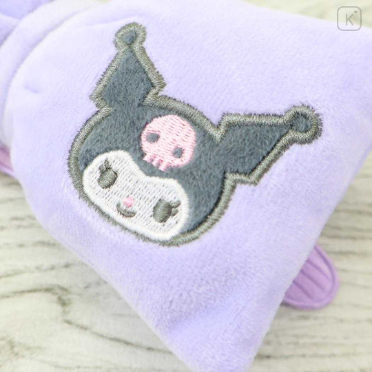 Japan Sanrio Big Mascot Hair Clip - Kuromi : Big Ribbon - 3