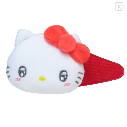 Japan Sanrio Big Mascot Hair Clip - Hello Kitty : Puppy Eyes - 1